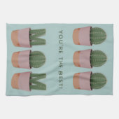 Linge De Cuisine Meilleur Plante Cactus Maman Cuisine Turquoise Ser (Horizontal)
