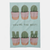 Linge De Cuisine Meilleur Plante Cactus Maman Cuisine Turquoise Ser (Vertical)