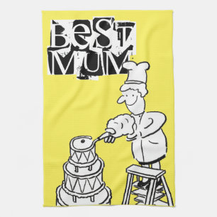 Linge De Cuisine Meilleure femme pâtissière Décor Géant Cuisine de