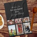 Linge De Cuisine Meilleure grand-mère Ever 6 photo Collage blanc Sc<br><div class="desc">Personnalisée Meilleure Grand-Mère Ever 6 Photo Collage Blanc Script Black Serviette de cuisine. Ce modèle facilite la création d'un cadeau personnalisé parfait.</div>