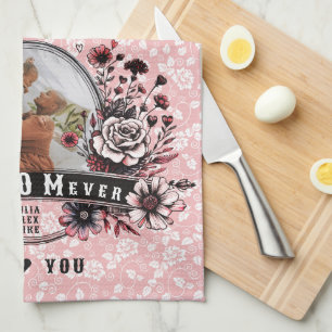 Linge De Cuisine Meilleure maman Fleurs sauvages jamais Badass Fête