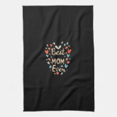 Linge De Cuisine Meilleure maman jamais couleur noire (Vertical)
