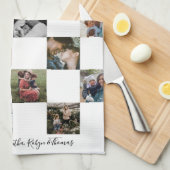 Linge De Cuisine Meilleure maman Keepsaké noir et blanc Insta Photo (Quart Plié)