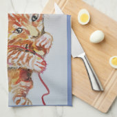 Linge De Cuisine Meilleure maman mignonne Chat dessin Art Cuisine T (Quart Plié)