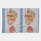 Linge De Cuisine Meilleure maman mignonne Chat dessin Art Cuisine T (Horizontal)