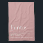 Linge De Cuisine Meilleure Tante, Tante Définition Rose<br><div class="desc">Personnalisez votre tante ou votre tante préférée pour créer un cadeau unique. Une façon parfaite de lui montrer à quel point elle est extraordinaire chaque jour. Conçu par Thisisnotme©</div>