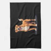 Linge De Cuisine Meilleure vie avec T-shirt Dogo Canario Long Sleev (Vertical)