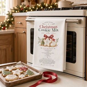 Linge De Cuisine Mélange de biscuits de Noël faits maison Recette d