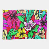 Linge De Cuisine Mélange de fleurs tropicales Thunder_Cove (Horizontal)