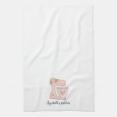 Linge De Cuisine Mélange de gâteau rose mignon (Vertical)