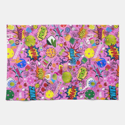 Linge De Cuisine 😍 mélangé rose (Horizontal)