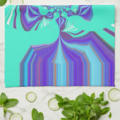 Linge De Cuisine Mélange violet Hakuna Matata (Plié)