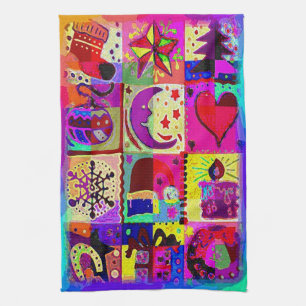 Linge De Cuisine Mélanger les décorations de Noël