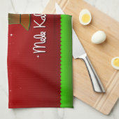 Linge De Cuisine Mele Kalikimaka Palm Tree pour Noël (Quart Plié)