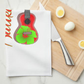 Linge De Cuisine Mele Kalikimaka Ukulele (Quart Plié)