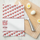 Linge De Cuisine Membre EQUIPE RED (Quart Plié)