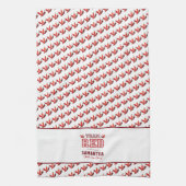 Linge De Cuisine Membre EQUIPE RED (Vertical)