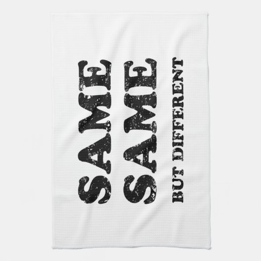 LINGE DE CUISINE MÊME MAIS DIFFÉRENT (Vertical)