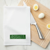 Linge De Cuisine Mémoire Pas Sharp Comme Il L'Était (Quart Plié)