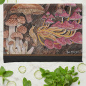 Linge De Cuisine Ménagerie de champignons (Plié)