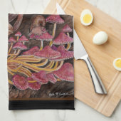 Linge De Cuisine Ménagerie de champignons (Quart Plié)