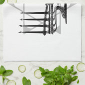 Linge De Cuisine Menorah et étoile I (Plié)