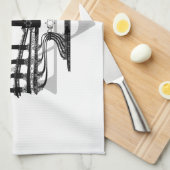 Linge De Cuisine Menorah et étoile I (Quart Plié)