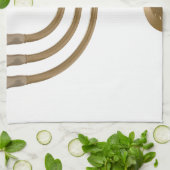 Linge De Cuisine menorah or (Plié)