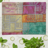 Linge De Cuisine Menorahs de Hanoukka Funky (Plié)