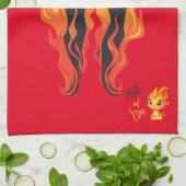 Linge De Cuisine Menteur, menteur, Pant est en feu (Plié)