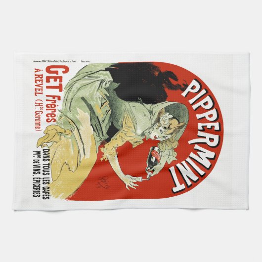 Linge De Cuisine Menthe (Horizontal)