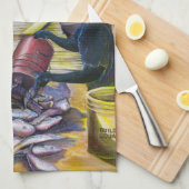 Linge De Cuisine Menu d'aujourd'hui, île de Harbour (Quart Plié)