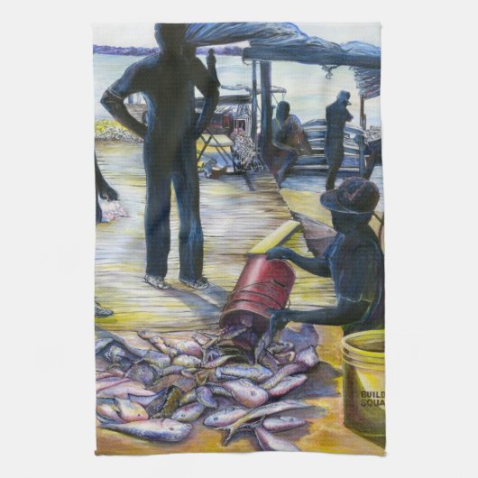 Linge De Cuisine Menu d'aujourd'hui, île de Harbour (Vertical)