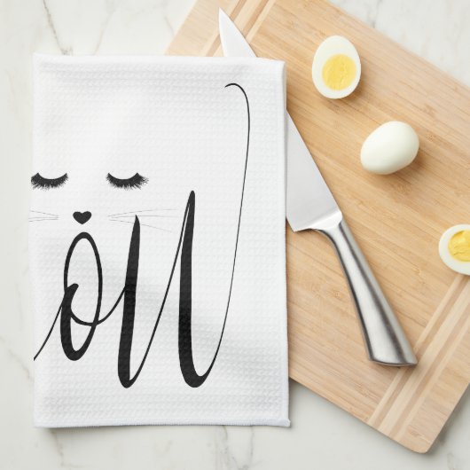 Linge De Cuisine Meow Cat (Quart Plié)