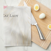 Linge De Cuisine Meow Crazy Cat Lady (Quart Plié)