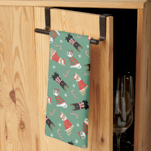 Linge De Cuisine Meowy Christmas Cats