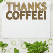 Linge De Cuisine Merci Coffee (Plié)