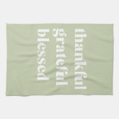 Linge De Cuisine Merci gracieux béni | Citation d'action de grâces (Horizontal)