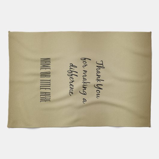 Linge De Cuisine Merci pour faire une différence (Horizontal)