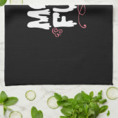 Linge De Cuisine Mère Cadeau Maman Carburant (Plié)