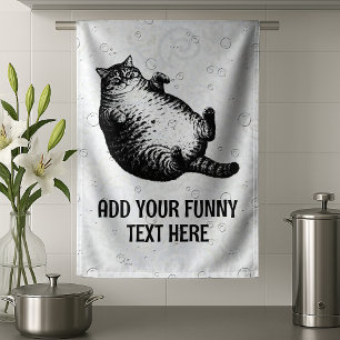 Linge De Cuisine Mère de chat, je ne suis que peau et os pour l'ama