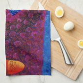 Linge De Cuisine Mère et Fils Peinture familiale contemporaine (Quart Plié)