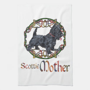 Linge De Cuisine Mère Terrier Celtique Écossais
