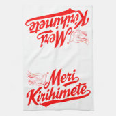 Linge De Cuisine Meri Kirihimete (Vertical)