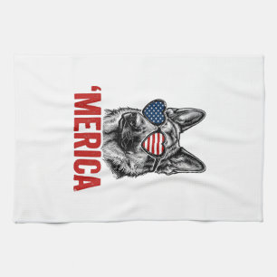 Linge De Cuisine Merica Berger Allemand Drapeau Lunettes de Soleil