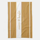 Linge De Cuisine Merry & Bright Holiday Gold (Vertical)