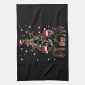 Linge De Cuisine Merry chrismas mon petit rottweiler (Vertical)