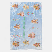 Linge De Cuisine Merry Christmas Gingerbread & Candy Cane (Vertical)