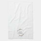 Linge De Cuisine Merry Christmas Minimalist Wreath (Vertical)