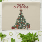 Linge De Cuisine Merry Christmas Tree Kitchen Towels (Plié)